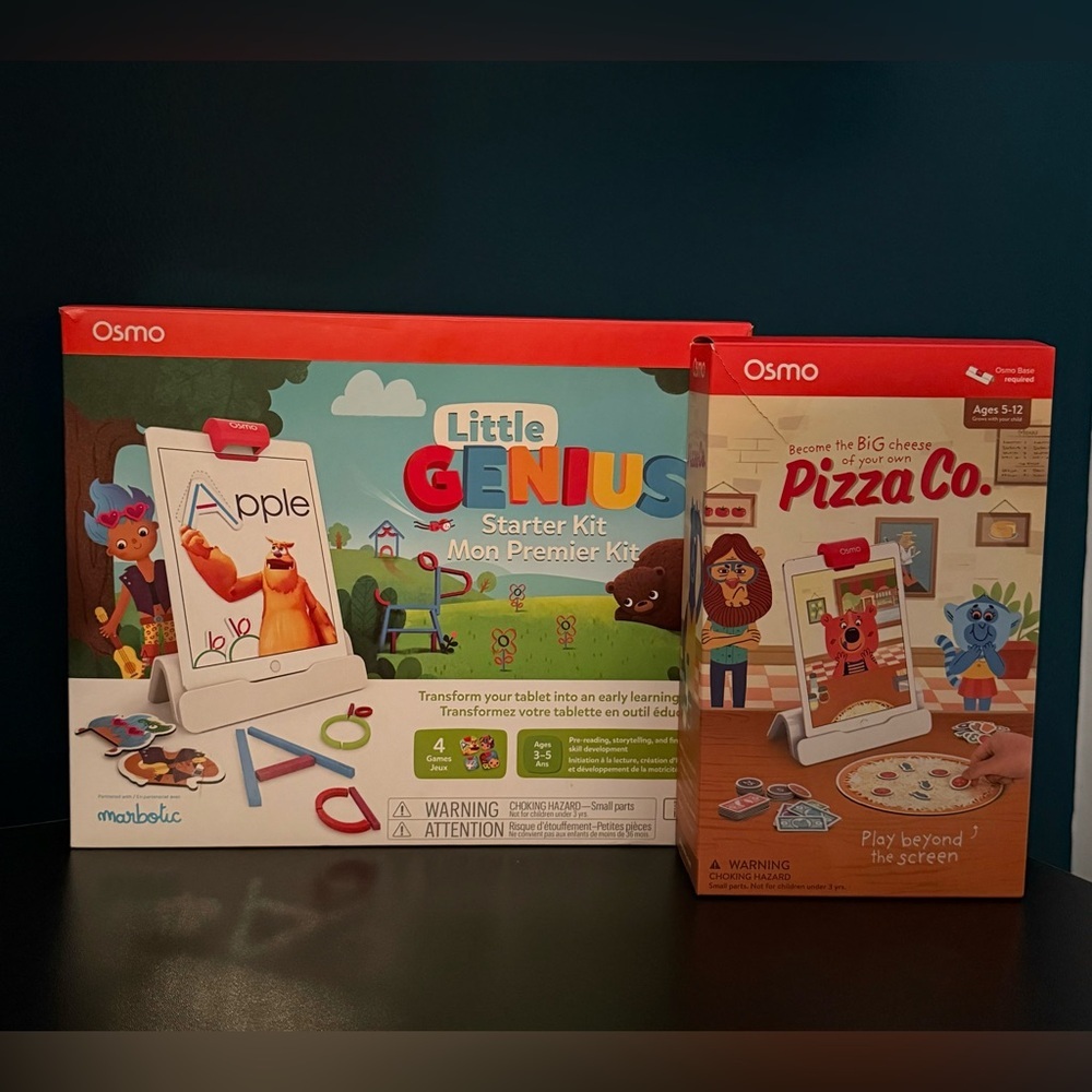 Osmo Little Genius Starter Kit & Pizza Co Game Pack